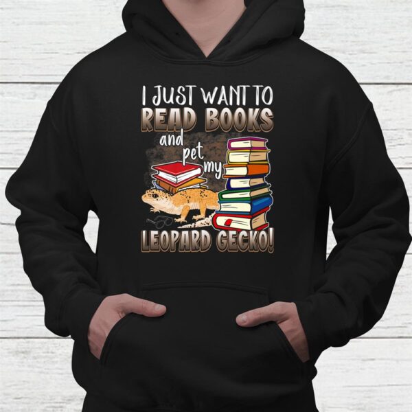 Leopard Gecko Read Books Shirt
