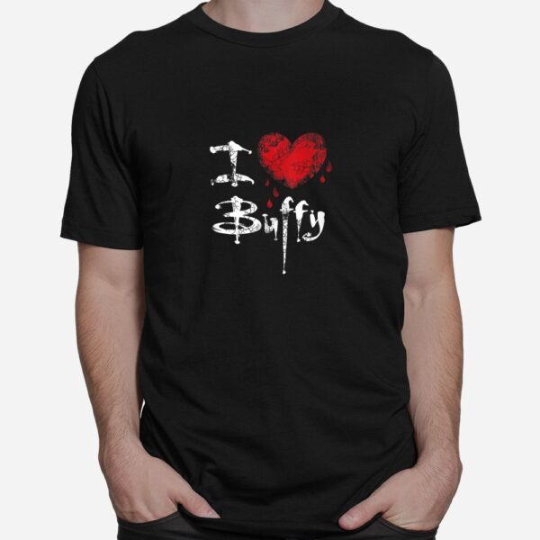 Buffy The Vampire Slayer I Love Buffy Shirt