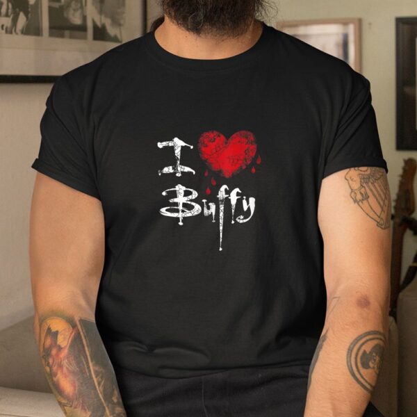 Buffy The Vampire Slayer I Love Buffy Shirt