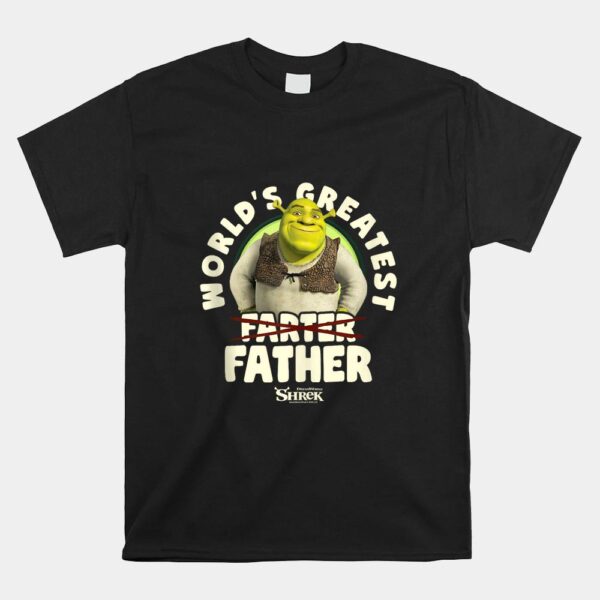 Shrek World's Greatest Farter Crossed Text Shirt