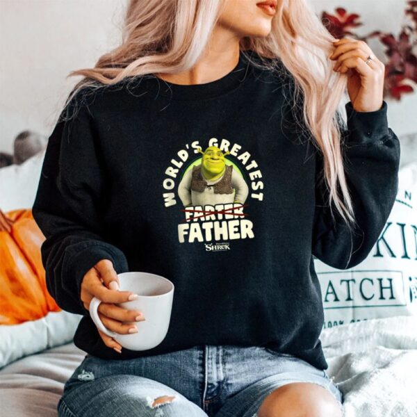 Shrek World's Greatest Farter Crossed Text Shirt
