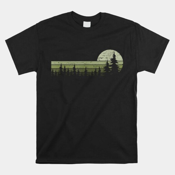 Trees Wildlife Nature Vintage Forest Shirt