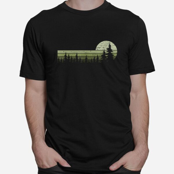 Trees Wildlife Nature Vintage Forest Shirt