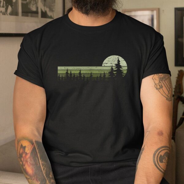 Trees Wildlife Nature Vintage Forest Shirt