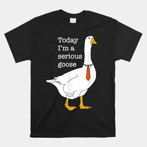 Today I'm A Serious Goose Silly Goose Shirt