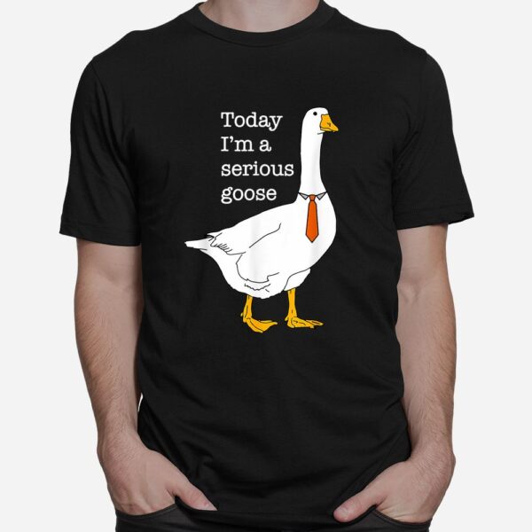 Today I'm A Serious Goose Silly Goose Shirt