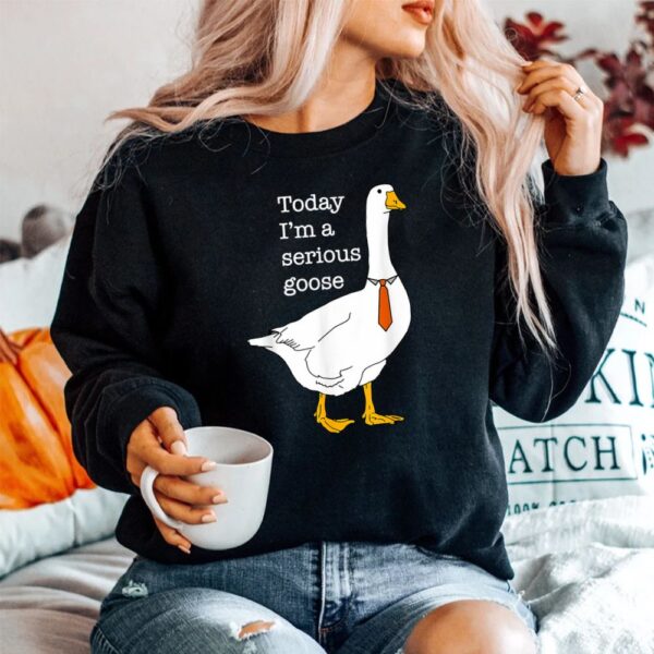 Today I'm A Serious Goose Silly Goose Shirt