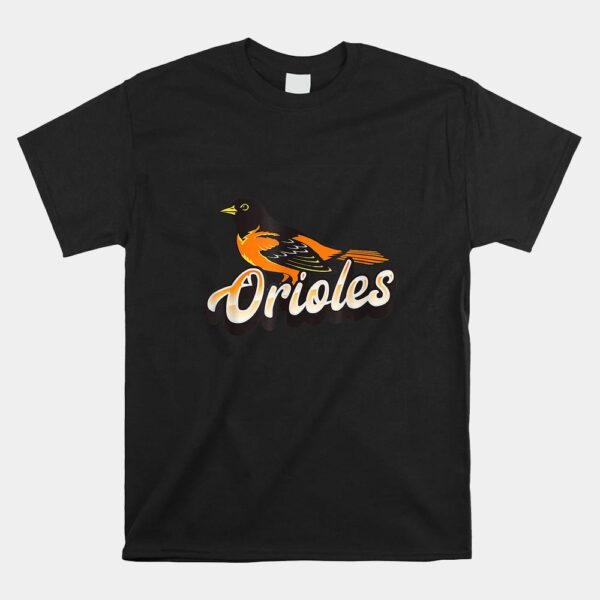 Oriole Fan Supporter Bird Shirt