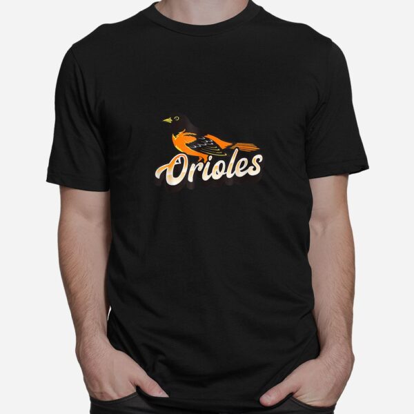 Oriole Fan Supporter Bird Shirt