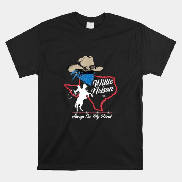 Official Willie Nelson Always On My Mind White Shirt