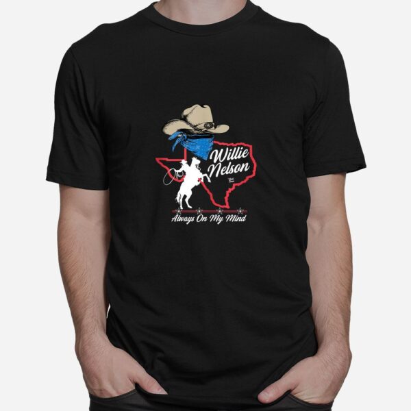 Official Willie Nelson Always On My Mind White Shirt