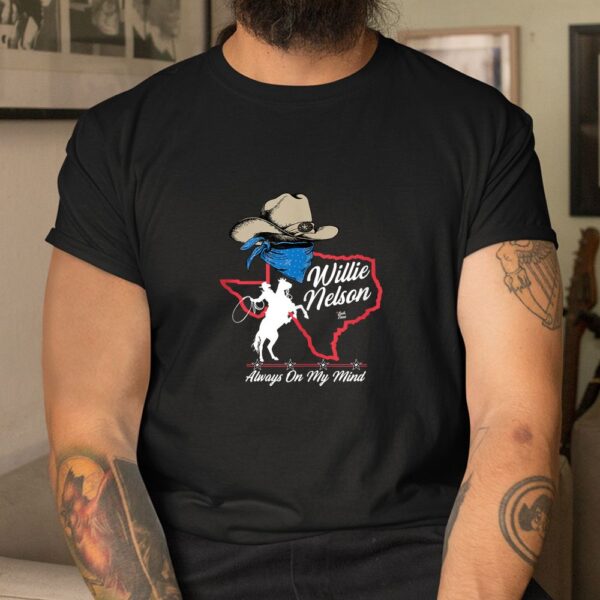 Official Willie Nelson Always On My Mind White Shirt