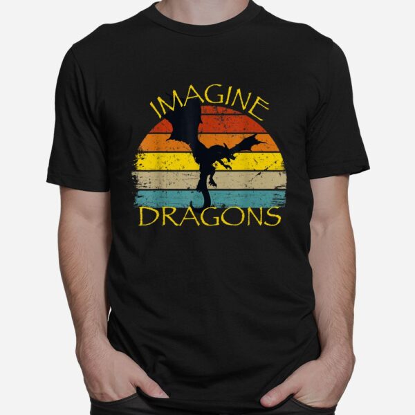 Imagine Fantasy Mythical Dragon Wings Shirt
