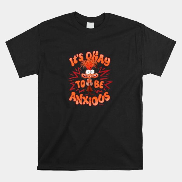 Inside Out 2 - Anxiety Character It's Okay To Be Anxious Shirt