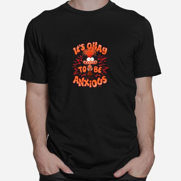 Inside Out 2 - Anxiety Character It's Okay To Be Anxious Shirt