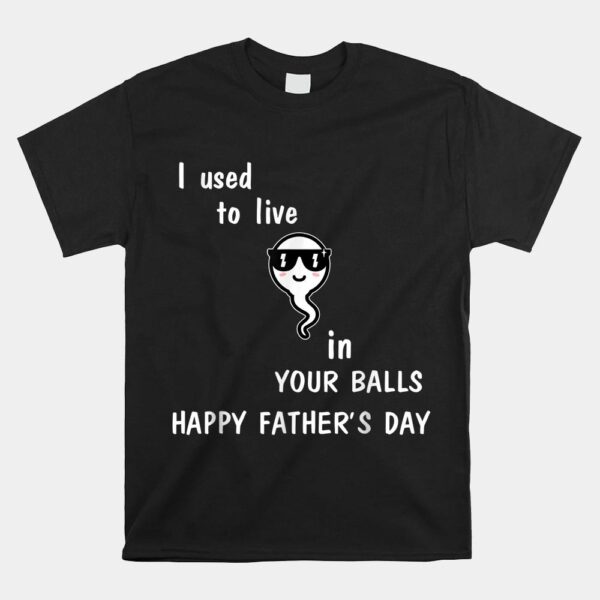 I Used To Live In Your Balls Shirt