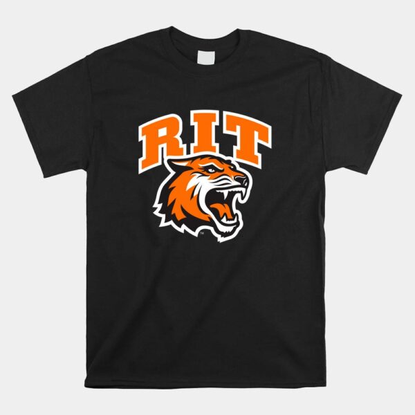 Rochester Institute Of Technology RIT Tiger Stacked Logo Shirt