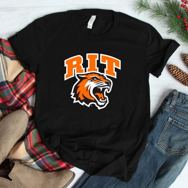 Rochester Institute Of Technology RIT Tiger Stacked Logo Shirt