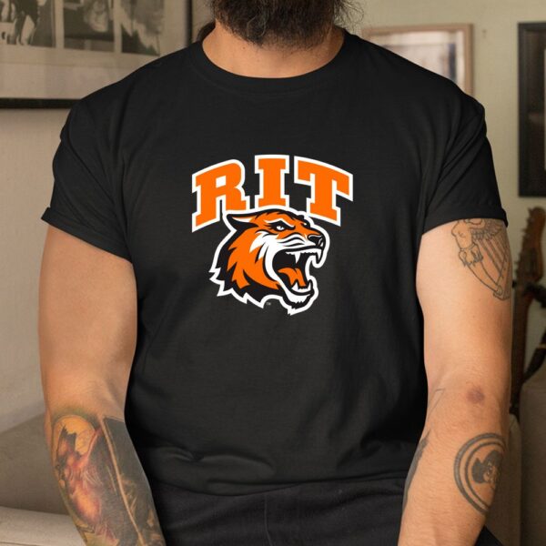Rochester Institute Of Technology RIT Tiger Stacked Logo Shirt
