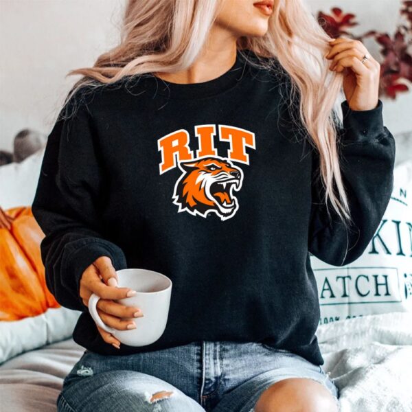 Rochester Institute Of Technology RIT Tiger Stacked Logo Shirt