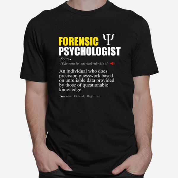 Psych Symbol Forensic Psychology Definition Psychologist Shirt