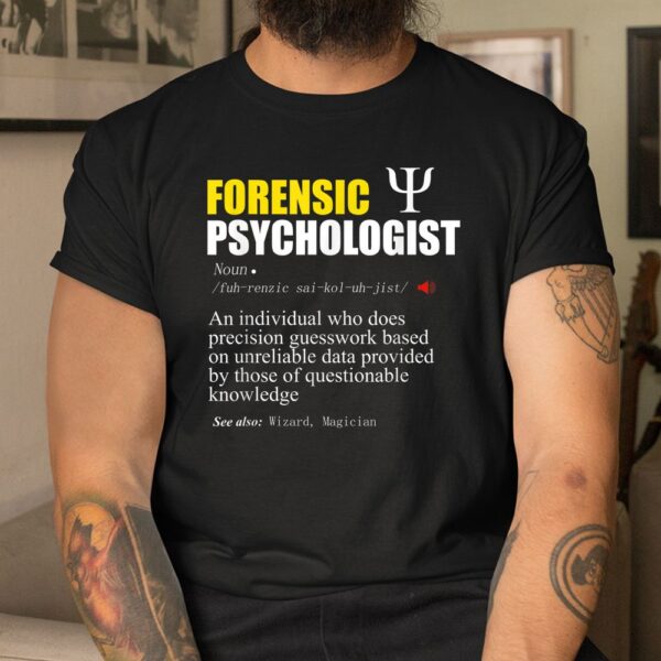 Psych Symbol Forensic Psychology Definition Psychologist Shirt