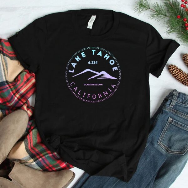 Lake Tahoe California Retro Mountain Shirt
