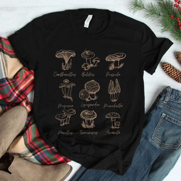 Fungi Mushroom Lover Shirt Mycology Vintage Goth Shirt