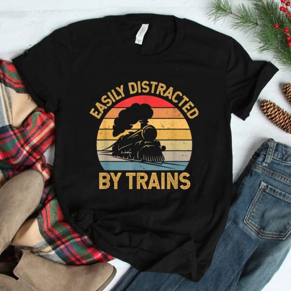 Easily Distracted By Trains Shirt