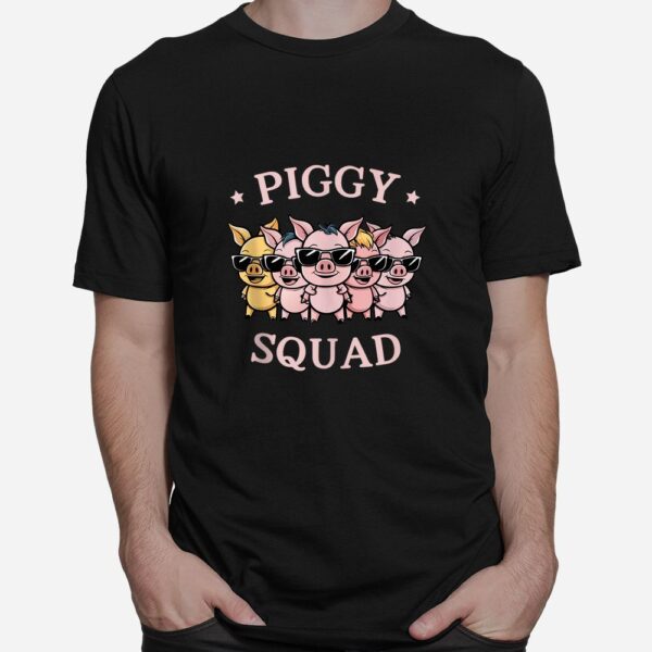 Piggy Squad Cute Pig Farmer Funny Pigg Farm Shirt