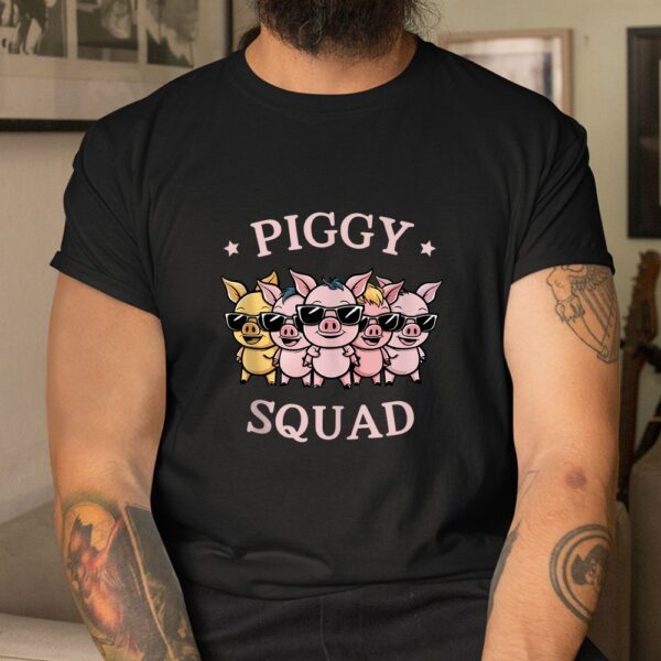 Piggy Squad Cute Pig Farmer Funny Pigg Farm Shirt