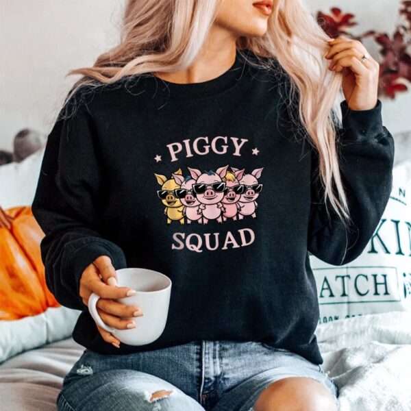 Piggy Squad Cute Pig Farmer Funny Pigg Farm Shirt