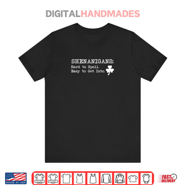 Funny St Patricks Day Shenanigans Definition Graphic Shirt