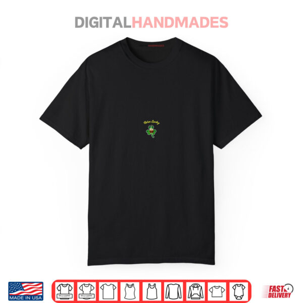 Born Lucky St Patricks Birthday Gift St Pattys Shamrock Premium Shirt