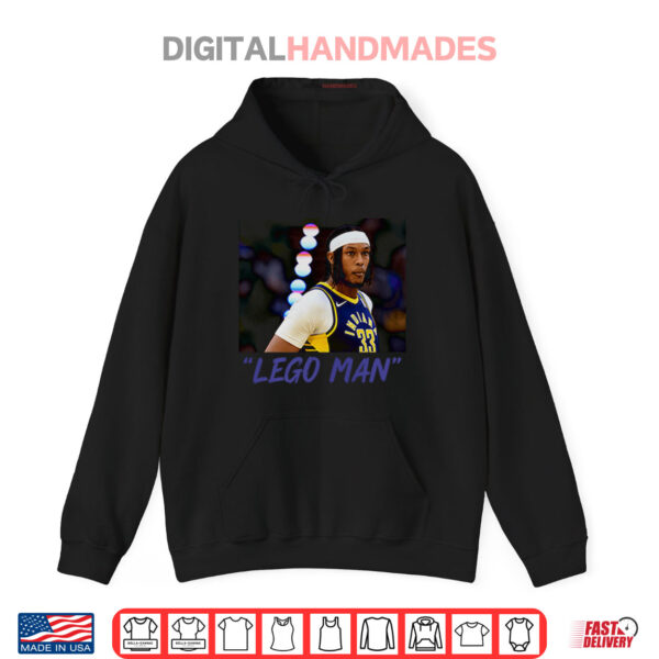 Black Hoodie Sweatshirt Lego Man Myles Turner Shirt