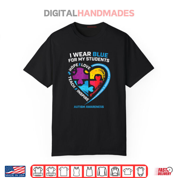 Autism Teacher Shirts Men Women Teachers Autism Awareness Shirt