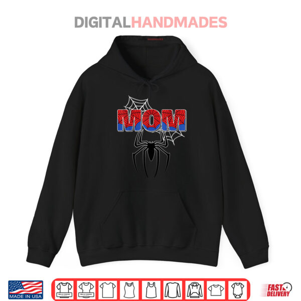 Hoodie Retro Spider Momd Family Birthday Boy Party Mothers Day Shirt