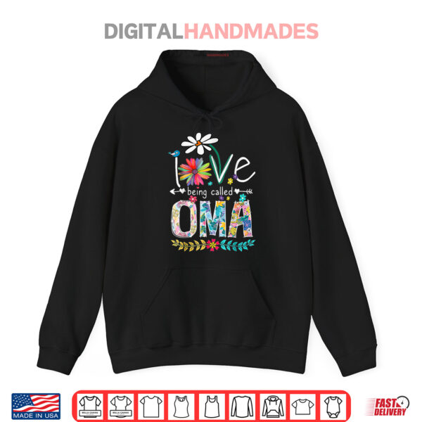 Hoodie I Love Being Called Oma Sunflower Shirt