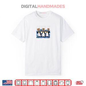 Tariffs Penguins Flippers Up Heard Island Funny Tariffs Shirt