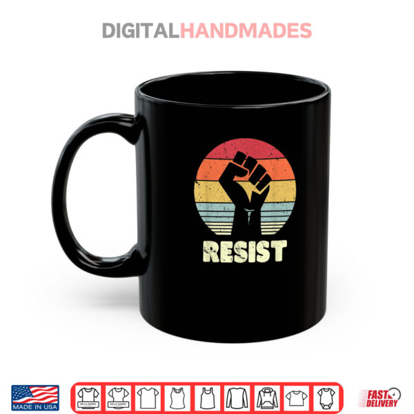 Mug Resist Retro Feminist Shirt 70s Vintage Shirt