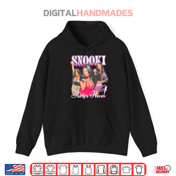 Hoodie Jersey Shore Partys Here Snooki Vintage Reality TV Show Shirt