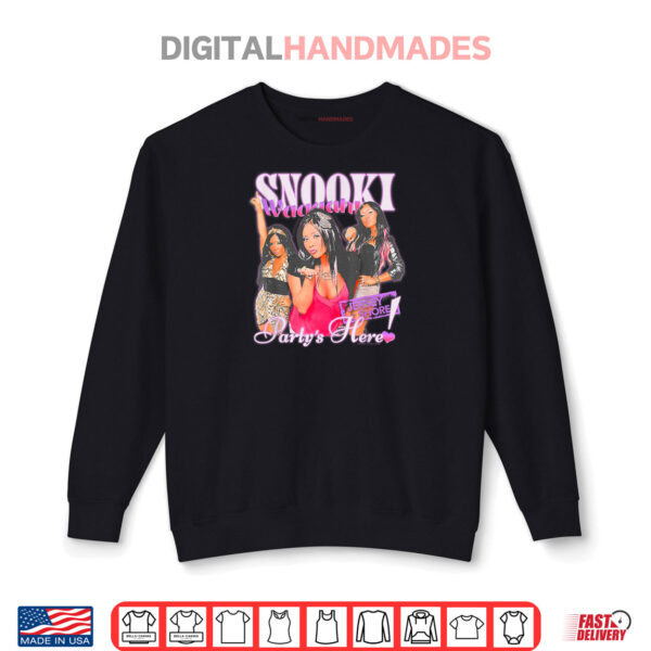 Sweatshirt Jersey Shore Partys Here Snooki Vintage Reality TV Show Shirt
