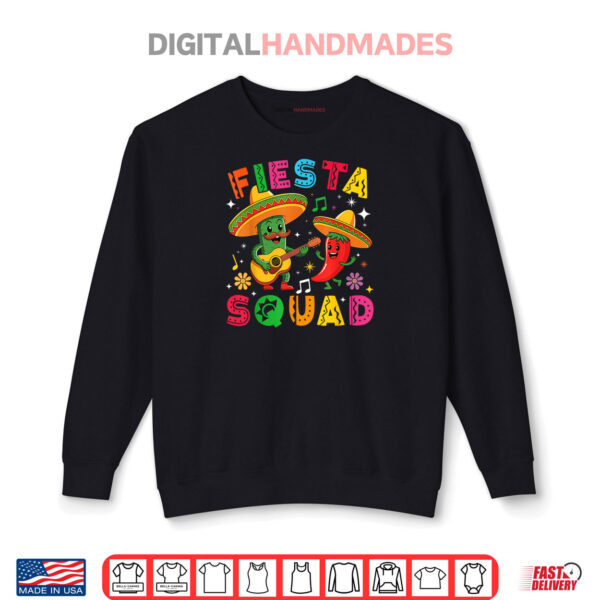 Sweatshirt Funny Cinco De Mayo Fiesta Squad Mexican Matching Shirt