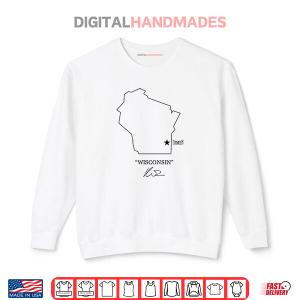 Sweatshirt Milwaukee Bucks Bucks Wisconsin Shirt