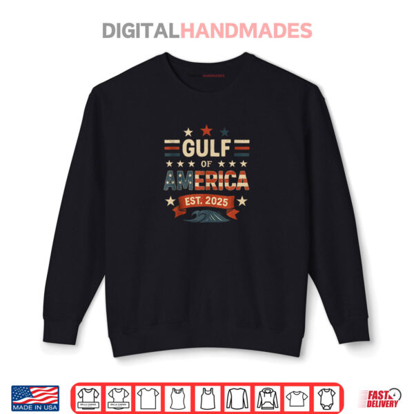 Sweatshirt Retro Gulf Of USA America Since 2025 American Flag USA Gulf Shirt