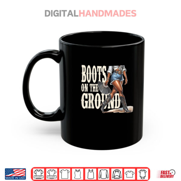 Mug Boots On The Ground Cowgirl Melanin Shirt