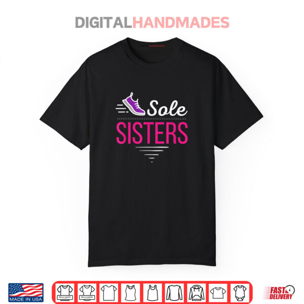 Womens Running Sole Sisters Marathon Race Day Team Shirt
