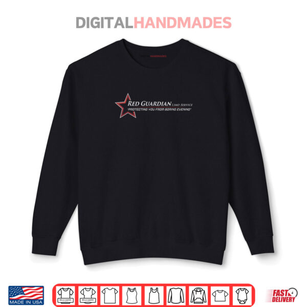 Sweatshirt Marvel Studios Thunderbolts Red Guardian Limo Service Logo Shirt