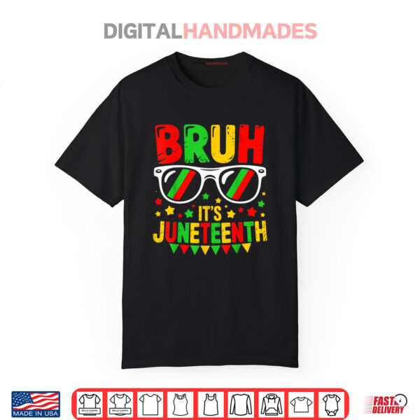 Bruh It’s Juneteenth Shirts Kids Boys Big Boys Juneteenth Shirt