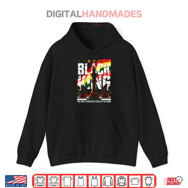 Hoodie Black King Black History Month Juneteenth African American Shirt